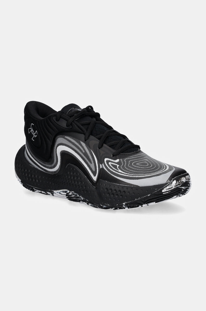 Παπούτσια μπάσκετ Under Armour Spawn 6 Mid χρώμα: μαύρο, 3027647
