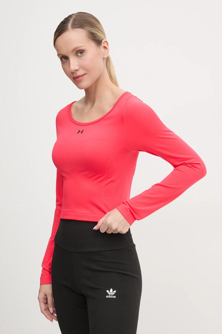 Μακρυμάνικο προπόνησης Under Armour Train Seamless χρώμα: κόκκινο, 1379150