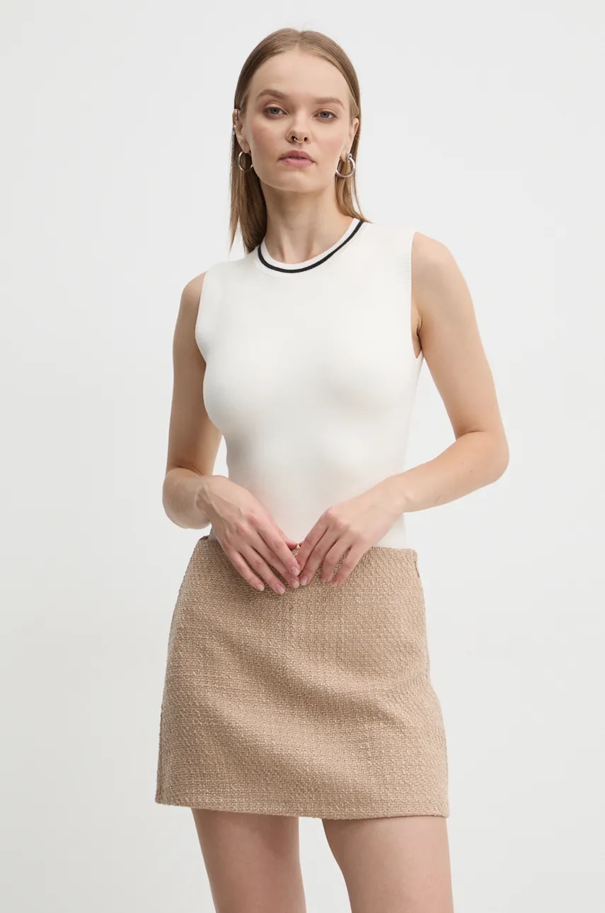 Κορμάκι Abercrombie & Fitch χρώμα: μπεζ, KI150-4240