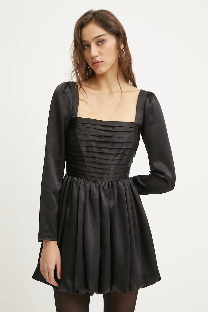 Φόρεμα Abercrombie & Fitch χρώμα: μαύρο, KI159-5085