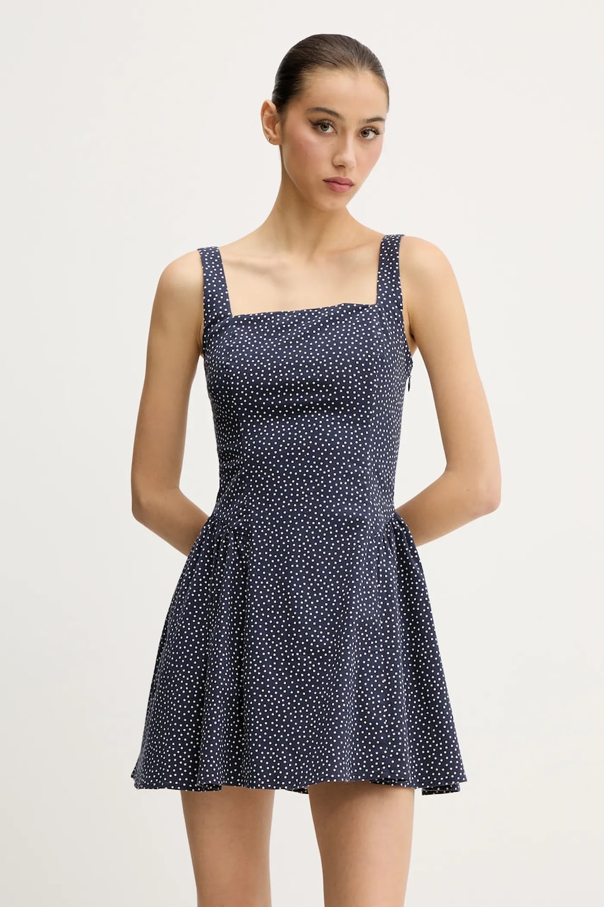 Φόρεμα Abercrombie & Fitch χρώμα: ναυτικό μπλε, KI159-5485