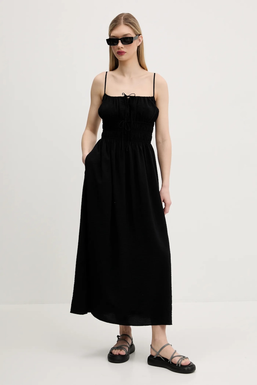 Φόρεμα Abercrombie & Fitch χρώμα: μαύρο, KI159-5569