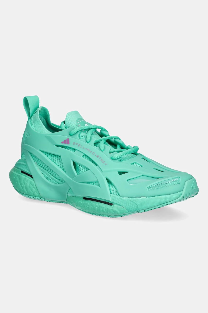 Παπούτσια για τρέξιμο adidas by Stella McCartney Solarglide χρώμα: πράσινο, JH6331
