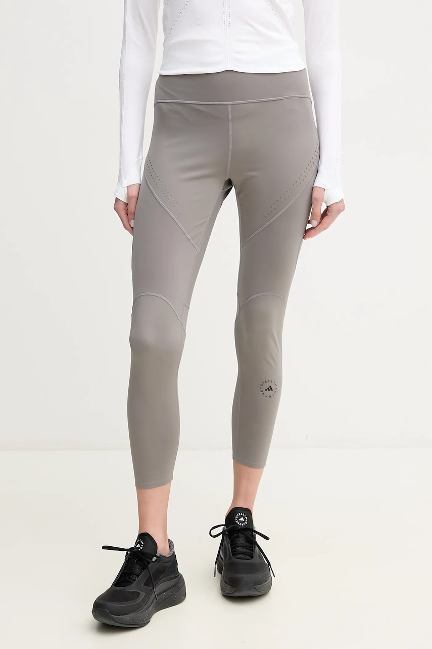 Κολάν προπόνησης adidas by Stella McCartney TruePurpose χρώμα: γκρι, JJ0148