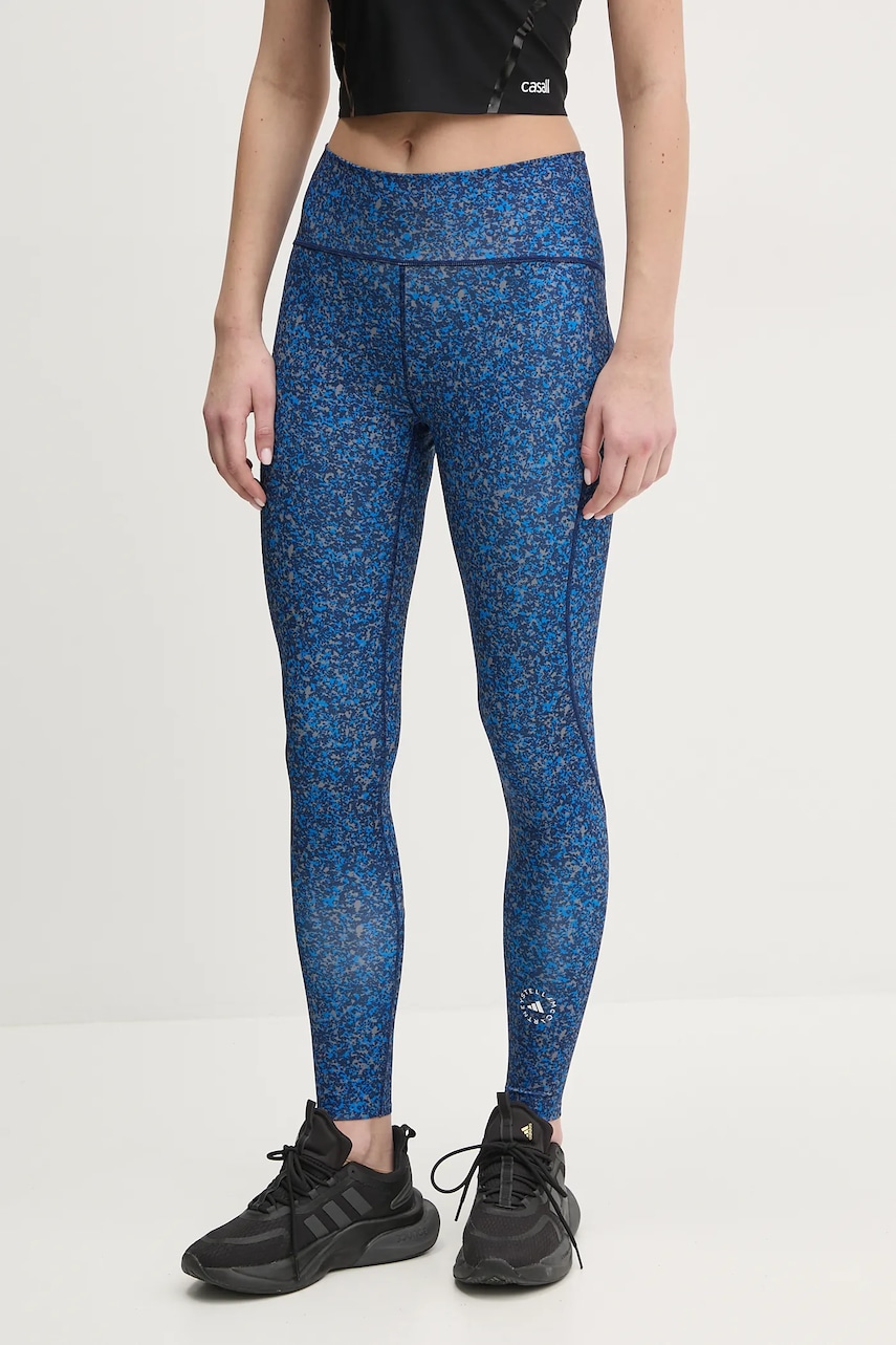 Κολάν adidas by Stella McCartney TruePurpose Optime χρώμα: ναυτικό μπλε, JF8483