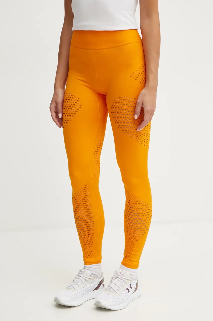 Κολάν adidas by Stella McCartney TrueStrenght χρώμα: πορτοκαλί, IV9190