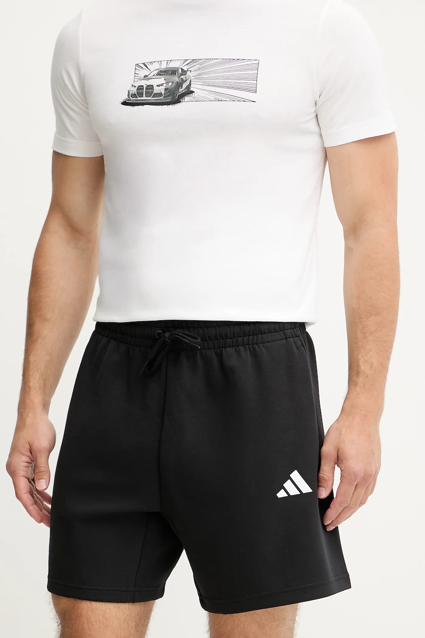 Σορτς adidas Future Icons χρώμα: μαύρο, JD4956