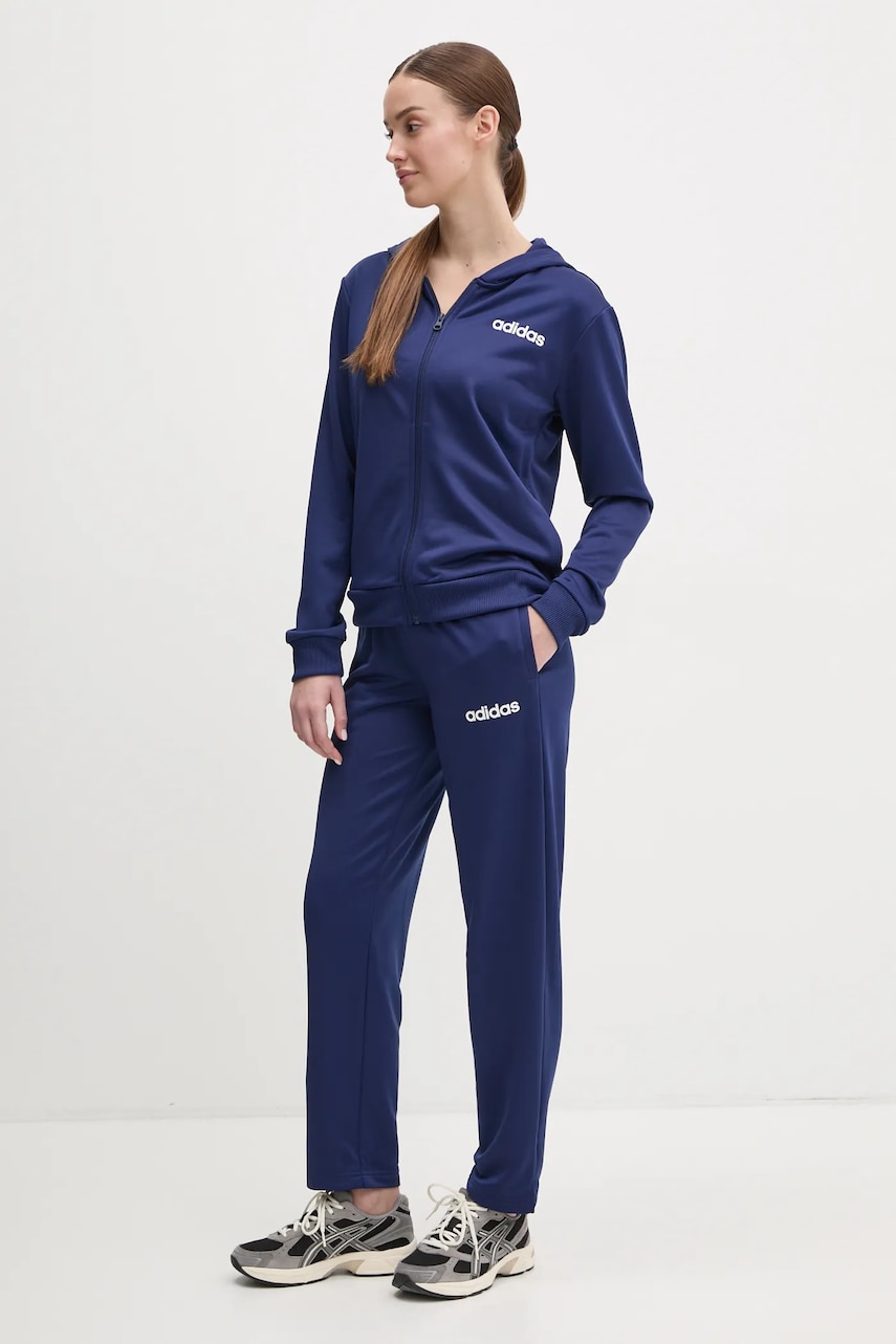 Φόρμα adidas LINEAR TS χρώμα: ναυτικό μπλε, JD2696