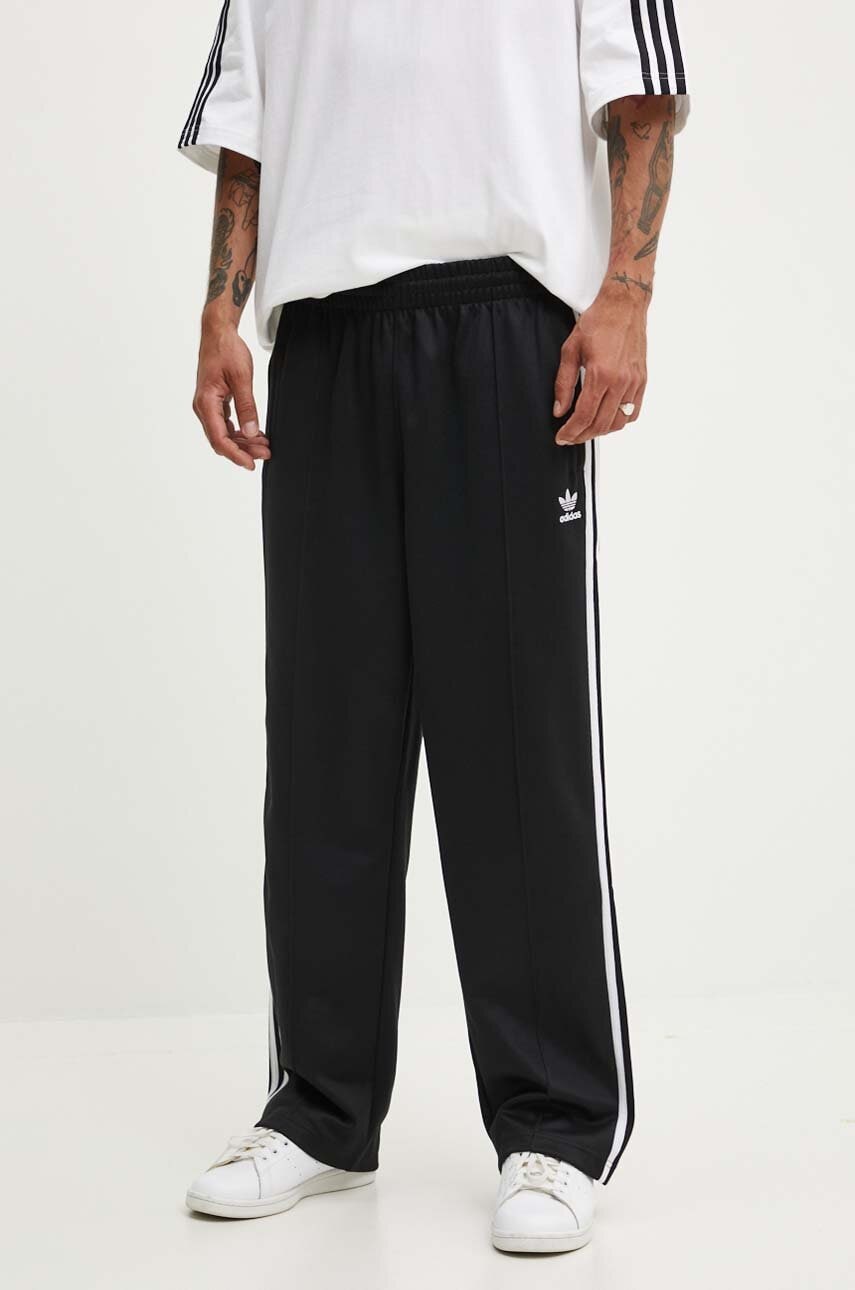 Παντελόνι adidas Originals Adicolor Baggy Fit Firebird Pant χρώμα: μαύρο, IZ4801