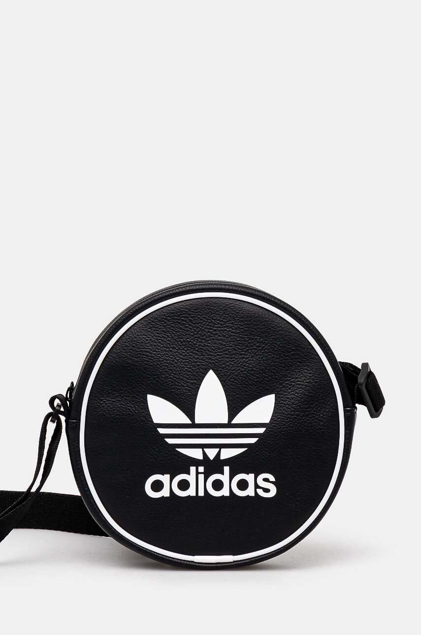 Τσάντα adidas Originals Adicolor χρώμα: μαύρο, IT7592