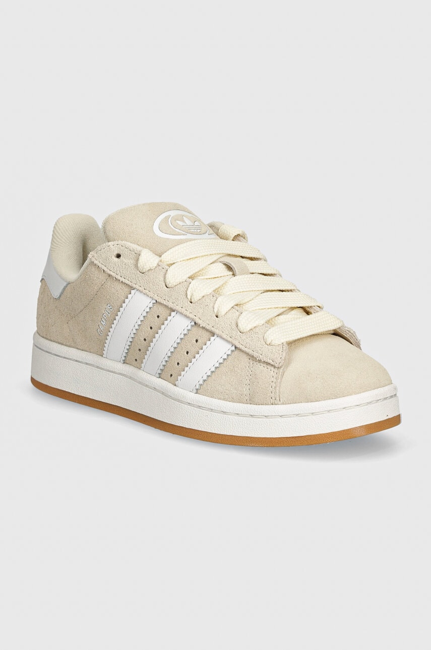 Σουέτ αθλητικά παπούτσια adidas Originals Campus 00s χρώμα: μπεζ, ID1435