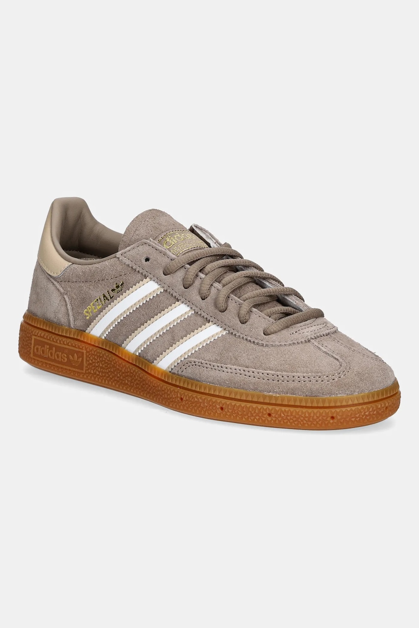 Σουέτ αθλητικά παπούτσια adidas Originals Handball Spezial χρώμα: καφέ, JH5443