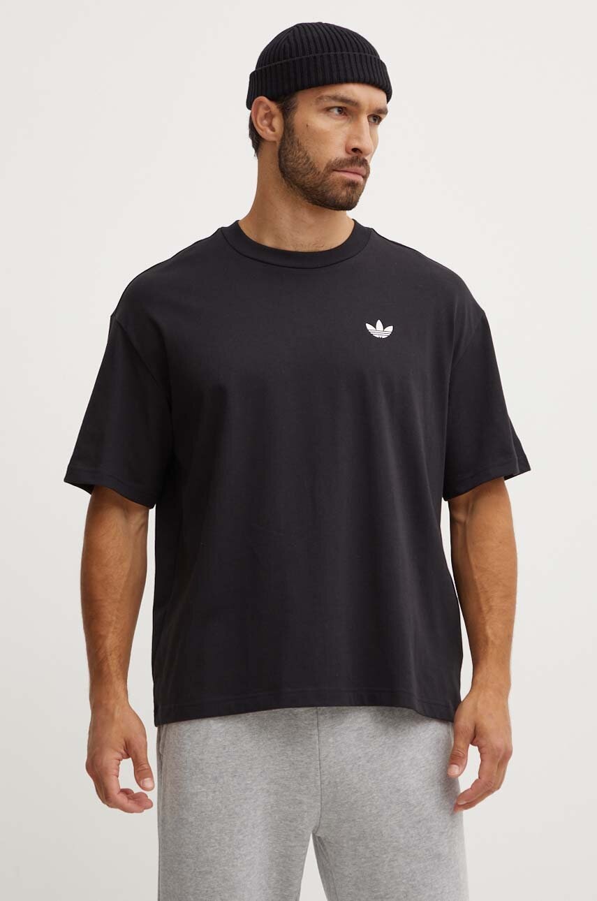 Μπλουζάκι adidas Originals χρώμα: μαύρο, IY7381