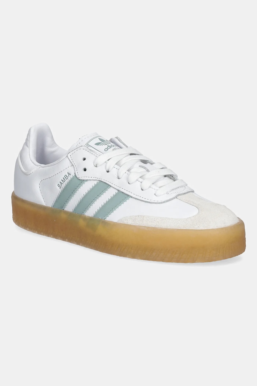 Δερμάτινα αθλητικά παπούτσια adidas Originals Sambae χρώμα: άσπρο, JP5609