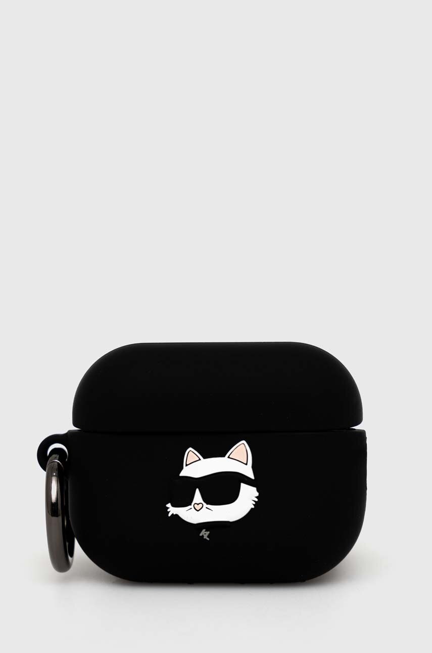 Θήκη για airpod Karl Lagerfeld AirPods Pro 2 coverAirPods Pro 2 χρώμα: μαύρο