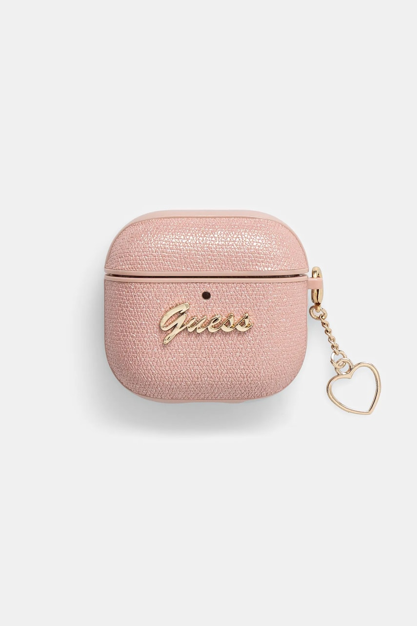 Θήκη για airpods Guess 4 χρώμα: ροζ, GUA4PGMCSP