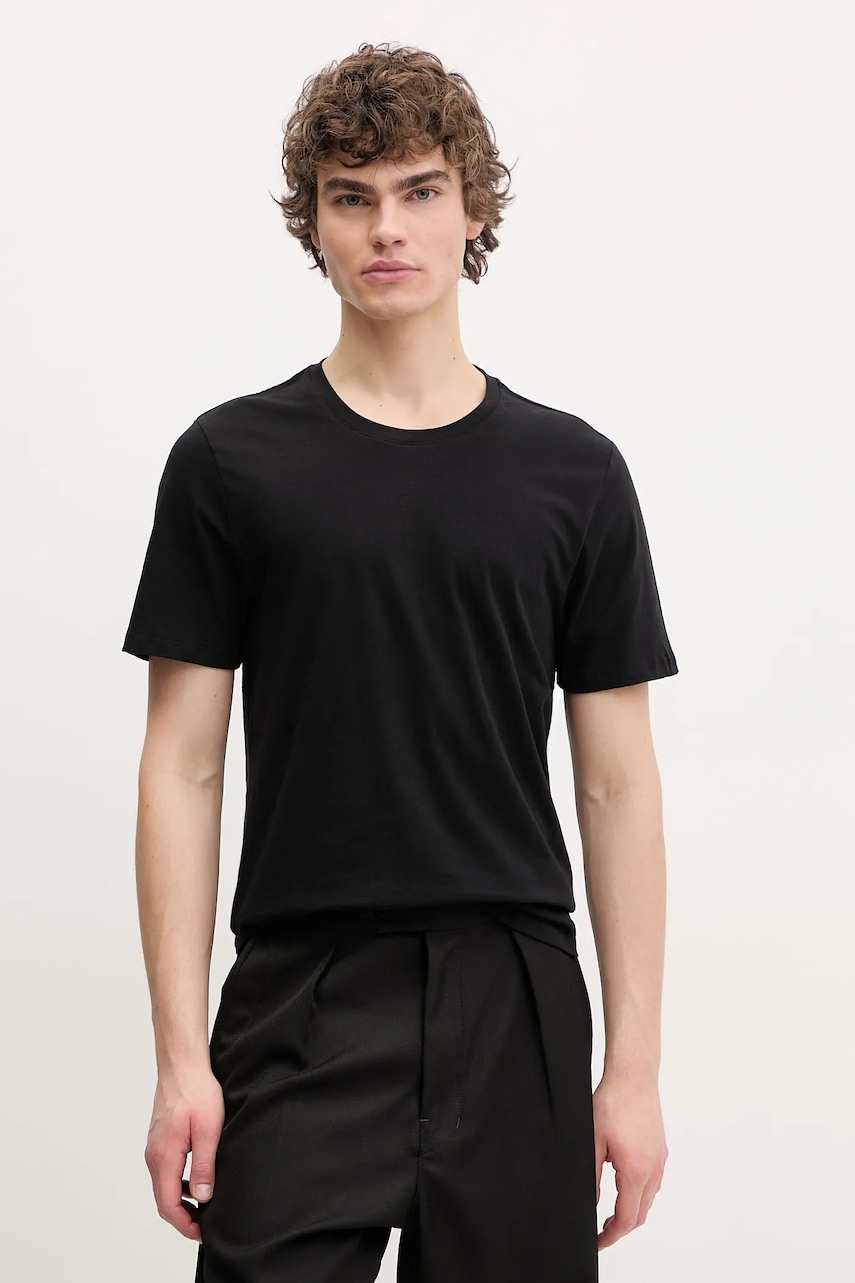Μπλουζάκι AllSaints 2-pack χρώμα: μαύρο, ASM493451