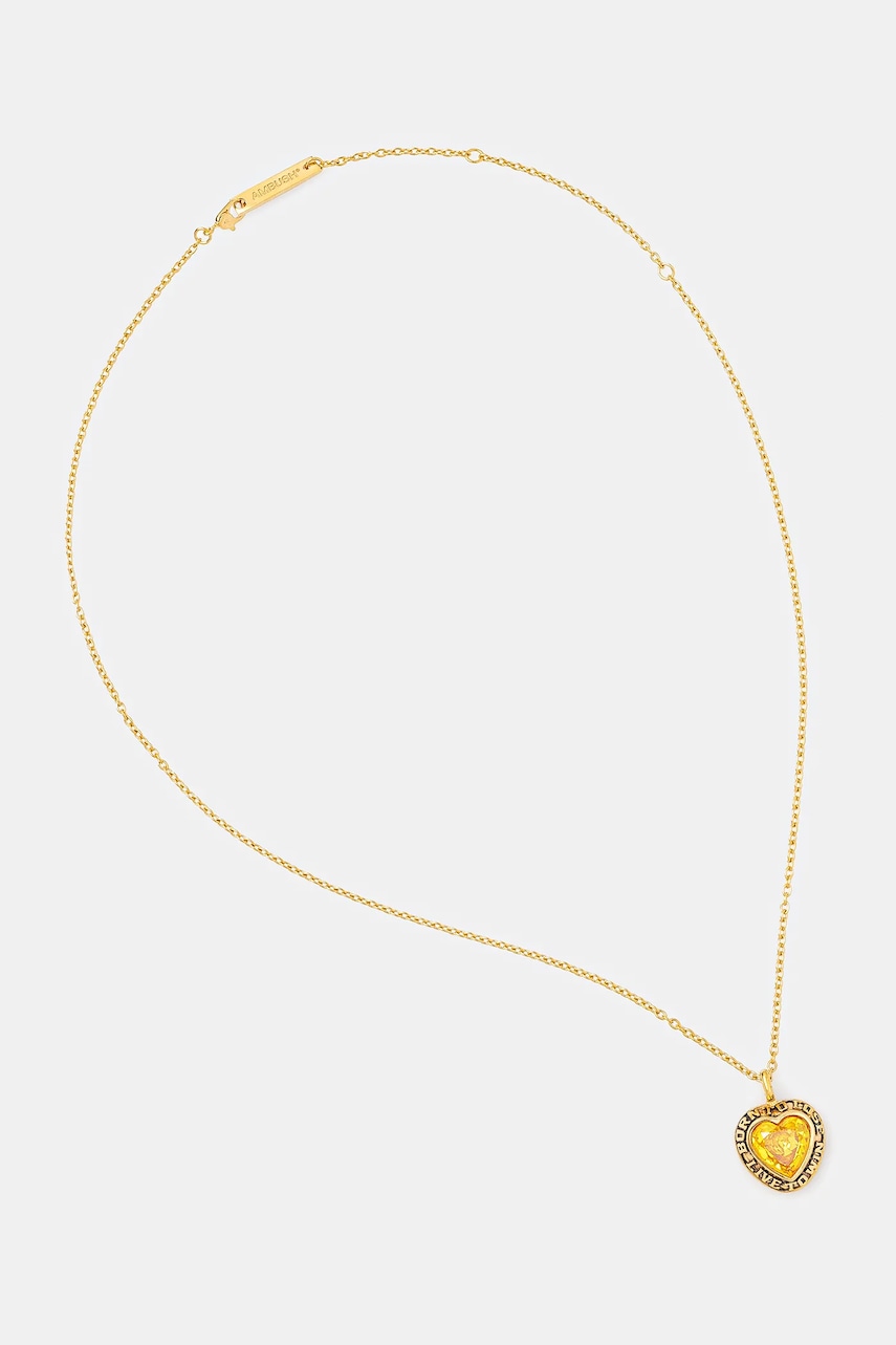 Ασημένιο κολιέ AMBUSH Heart Class Ring Charm Necklace 12114803