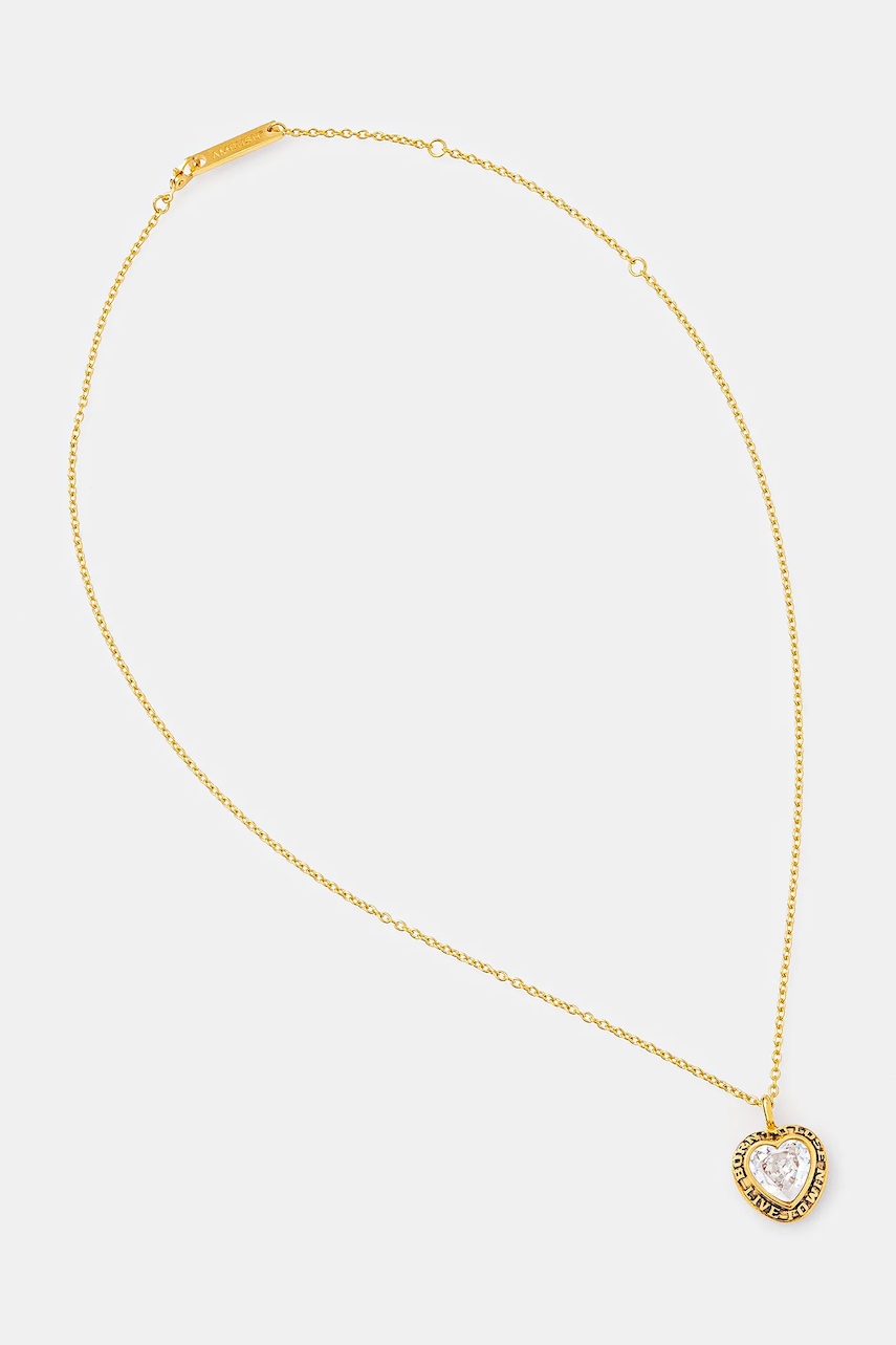 Ασημένιο κολιέ AMBUSH Heart Class Ring Charm Necklace 12114803