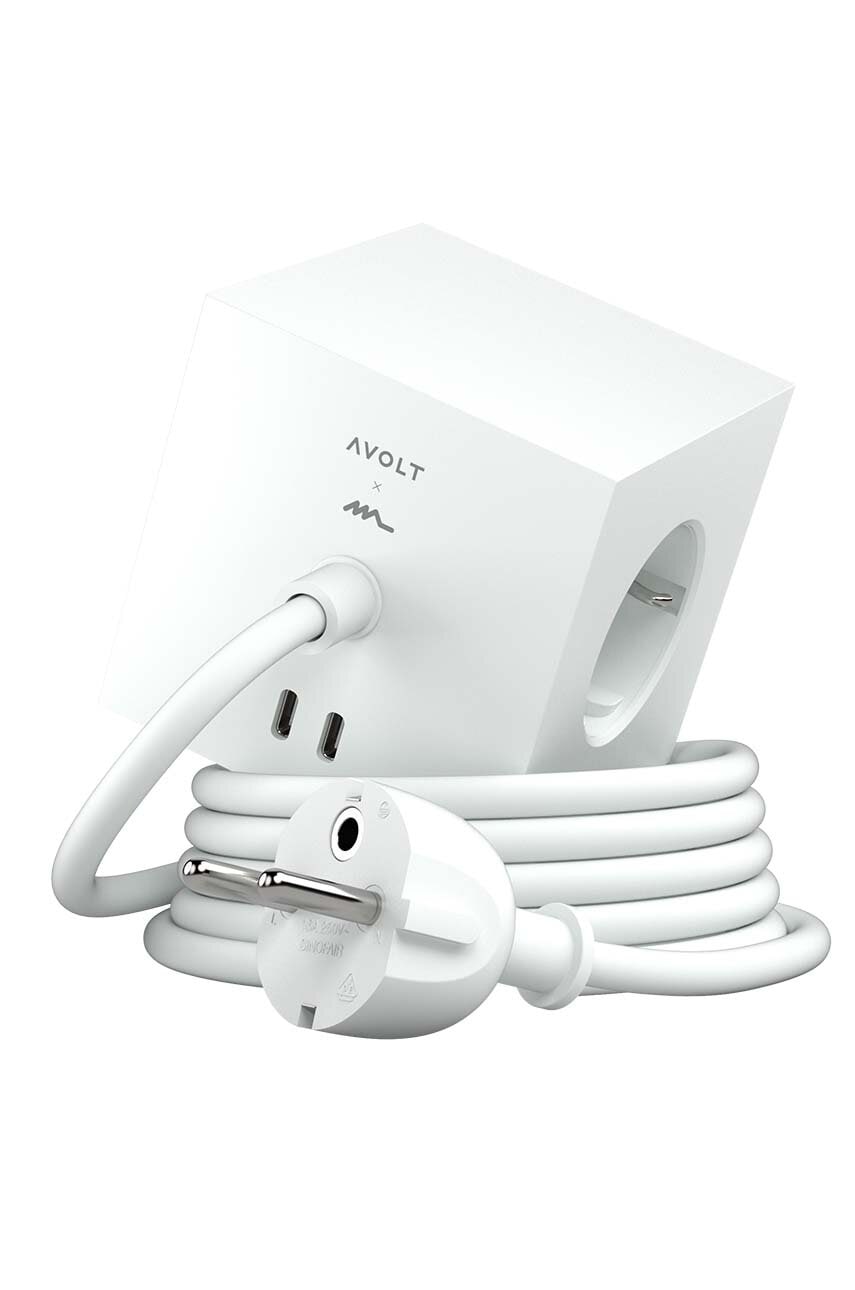Μαγνητικός κύβος φόρτισης Avolt Square 1, 2 x USB, 1,8 m