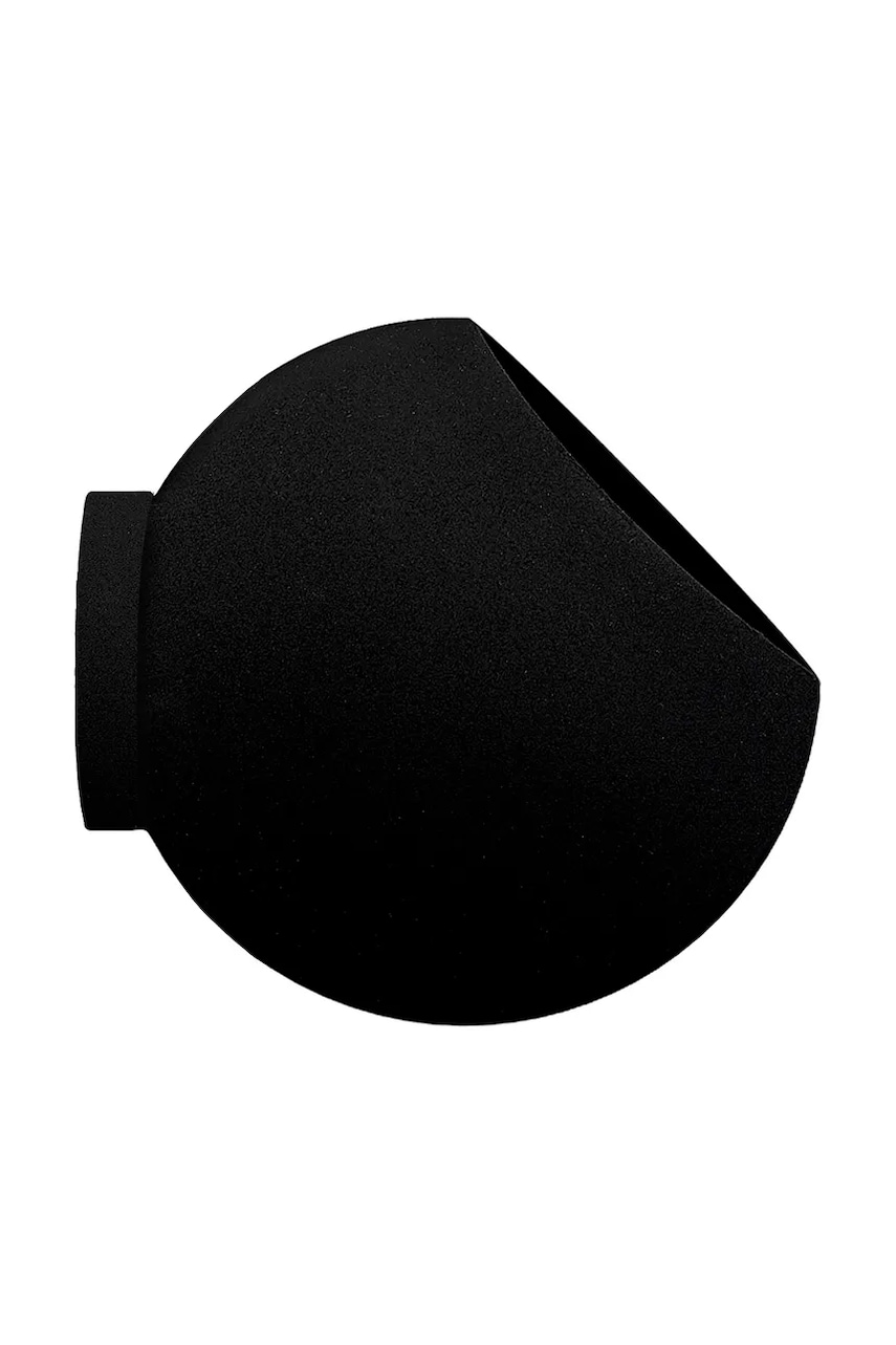 Επιτοίχιο κάλυμμα γλάστρας AYTM Globe 17 x 15,4 cm χρώμα: μαύρο