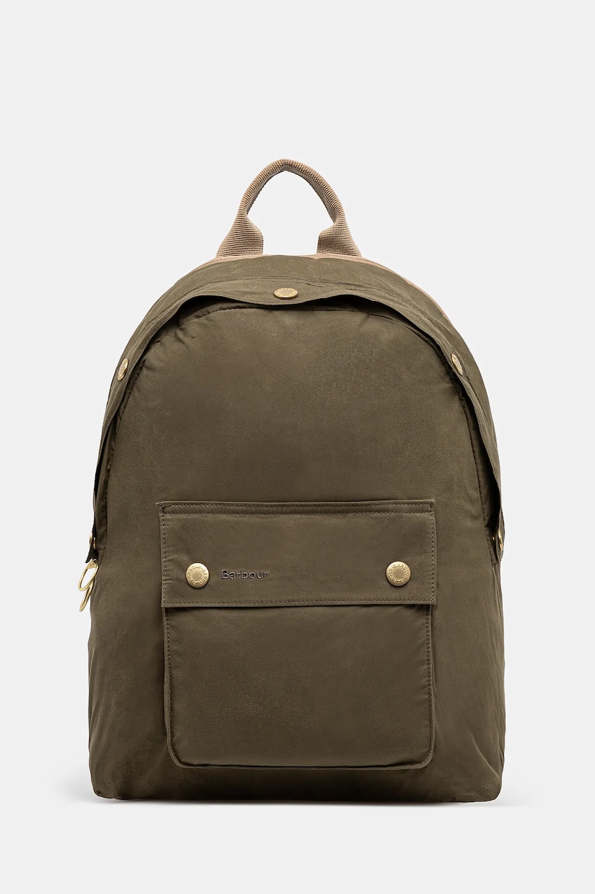 Βαμβακερό σακίδιο πλάτης Barbour Barbour Transport Zip Closure Backpack Bag χρώμα: πράσινο, UBA0747