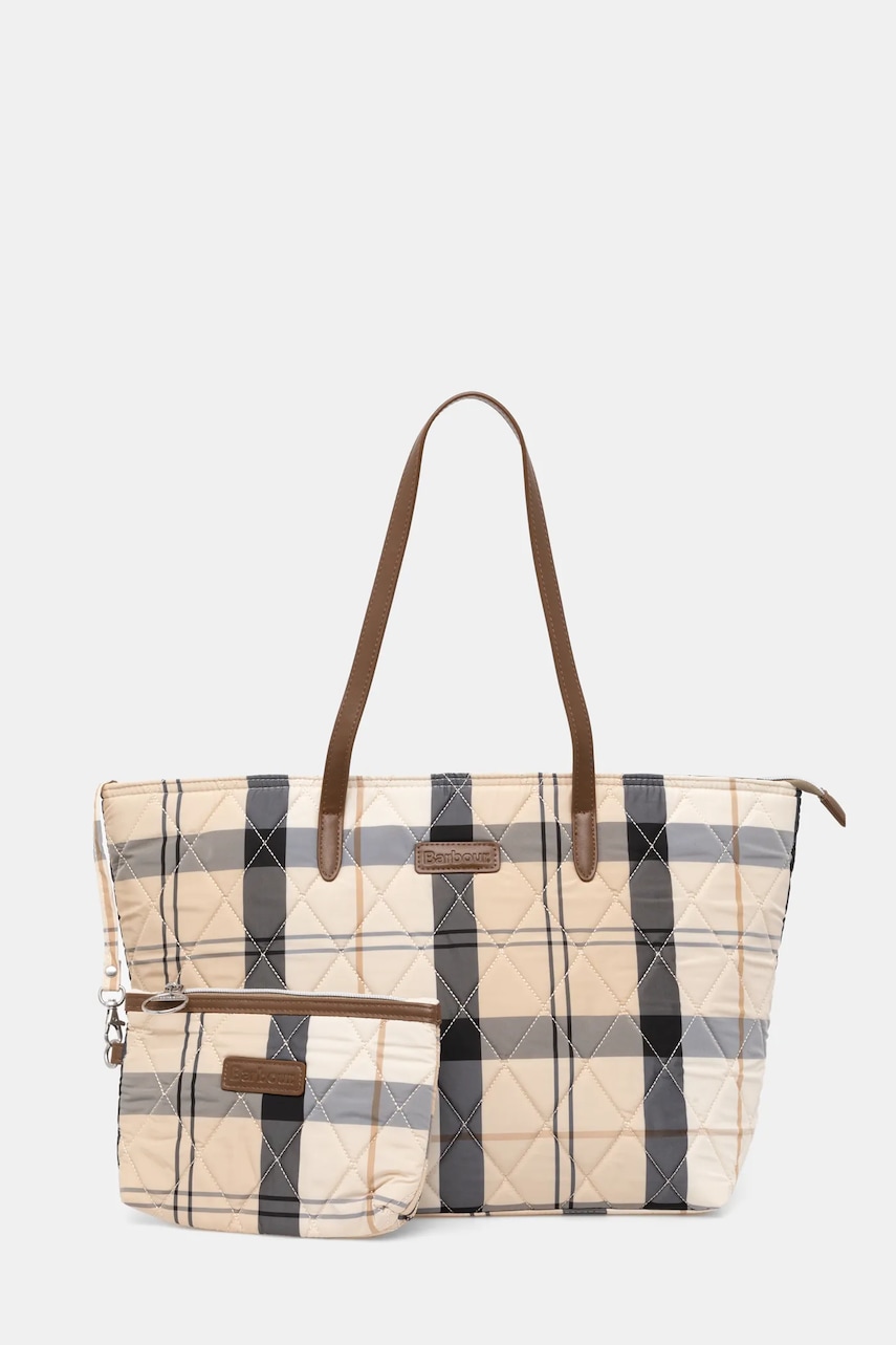 Τσάντα Barbour Barbour x Alexa Harley χρώμα: μπεζ, LBA0344BE32