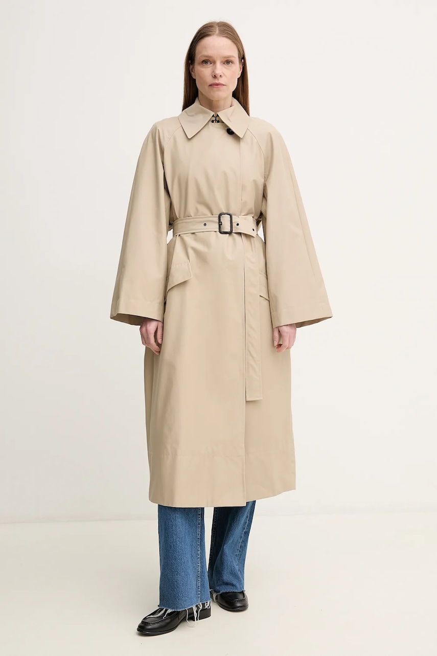 Καμπαρντίνα Barbour Barbour x Alexa Harley χρώμα: μπεζ, LSP0237SN11