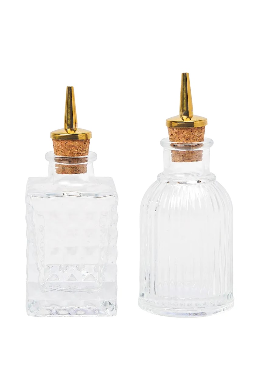 Σετ μπουκάλια μπάρμαν για bitters Here's How The Gio Bitters Bottles 90 ml 2-pack χρώμα: κίτρινο