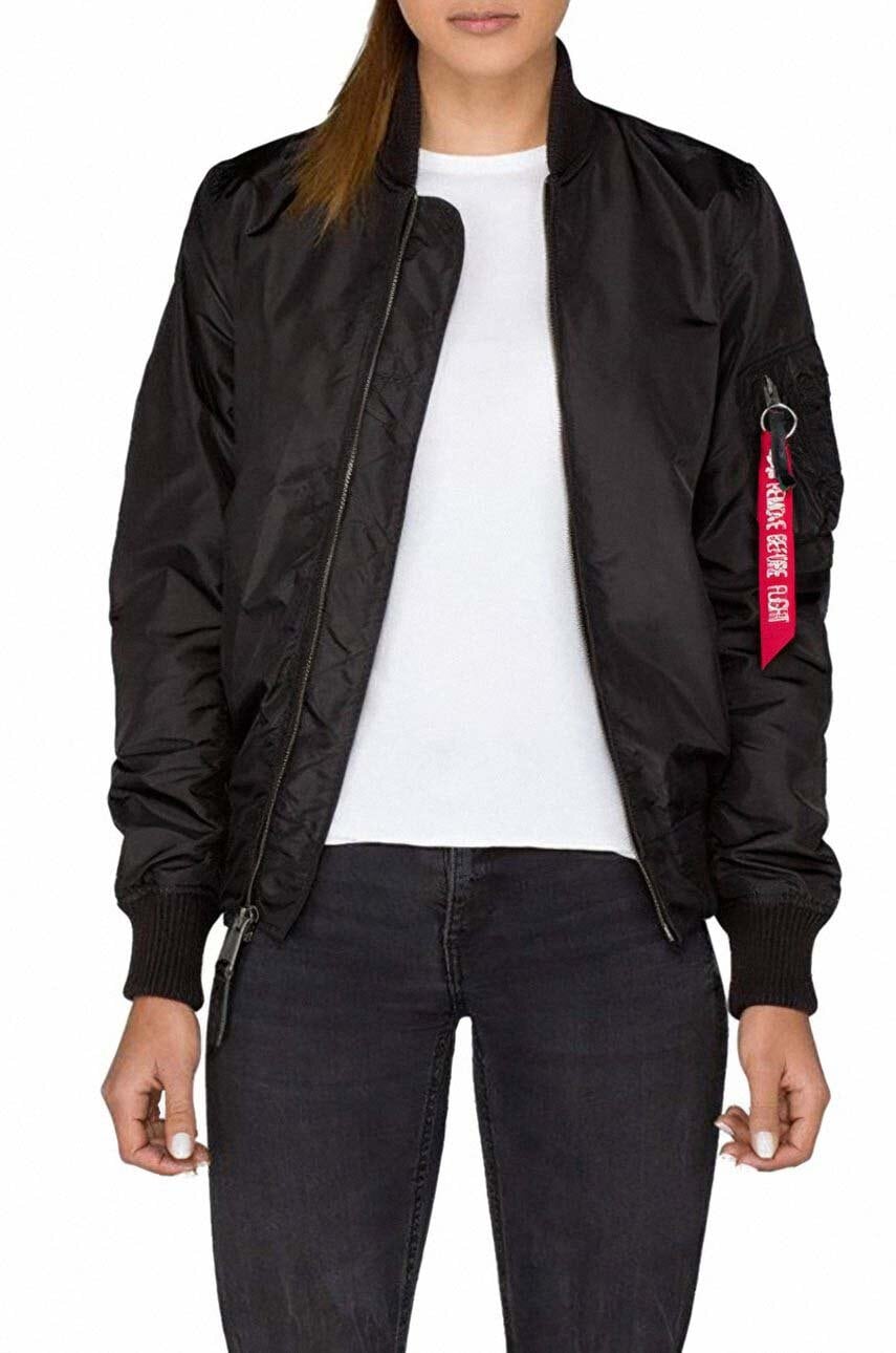 Μπουφάν bomber Alpha Industries Kurtka Alpha Industries MA-1 TT 141041 03 γυναικείο, χρώμα: μαύρο F30