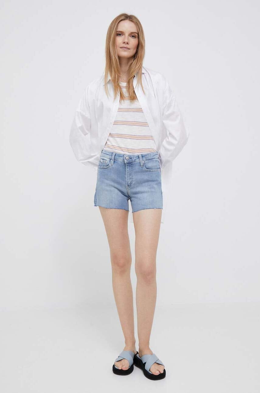 Μπλουζάκι Calvin Klein Jeans χρώμα: κίτρινο