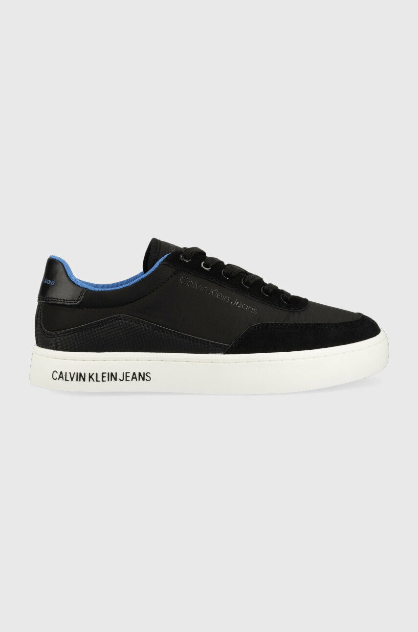 Αθλητικά Calvin Klein Jeans CLASSIC CUPSOLE SU SOFTNY χρώμα: μαύρο, YM0YM00669