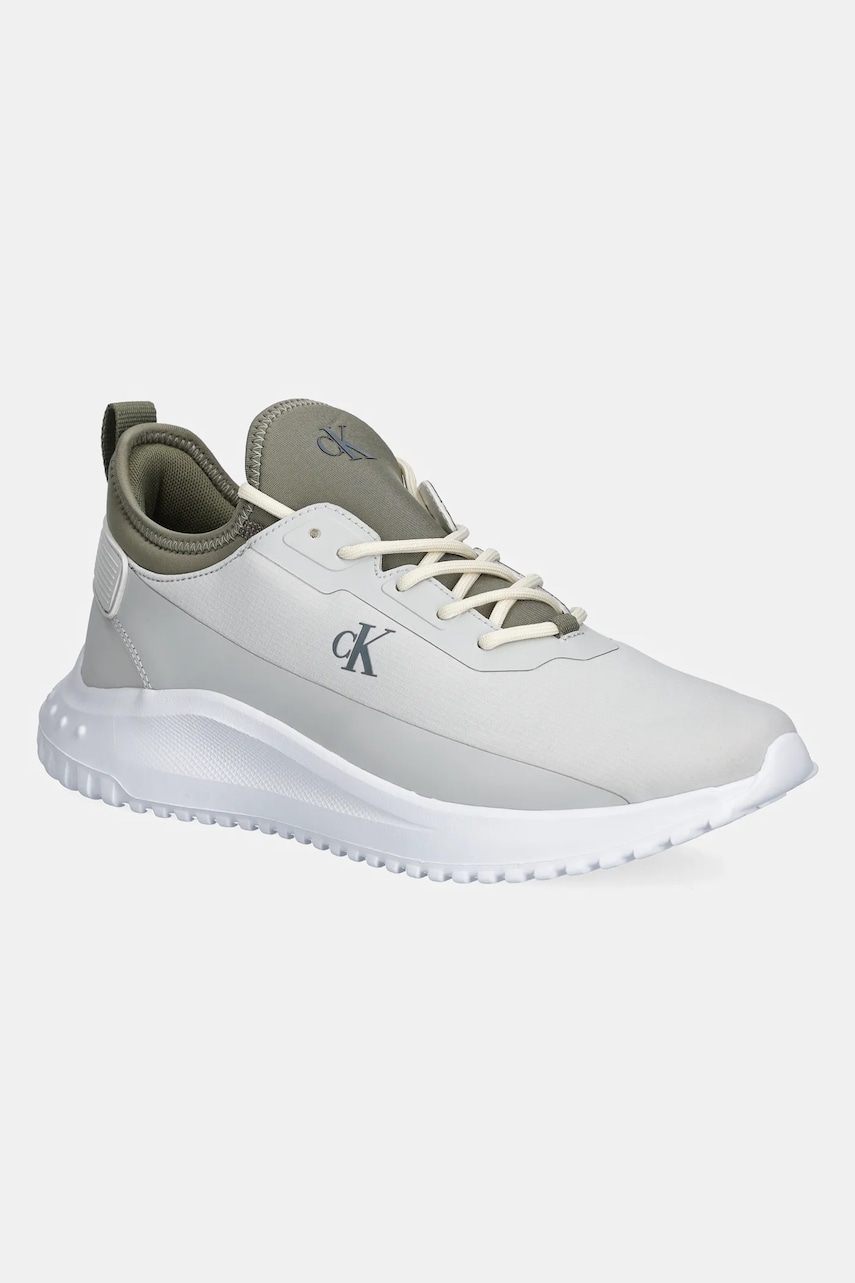 Αθλητικά Calvin Klein Jeans EVA RUNNER TECH RIPSTOP χρώμα: γκρι, YM0YM01203