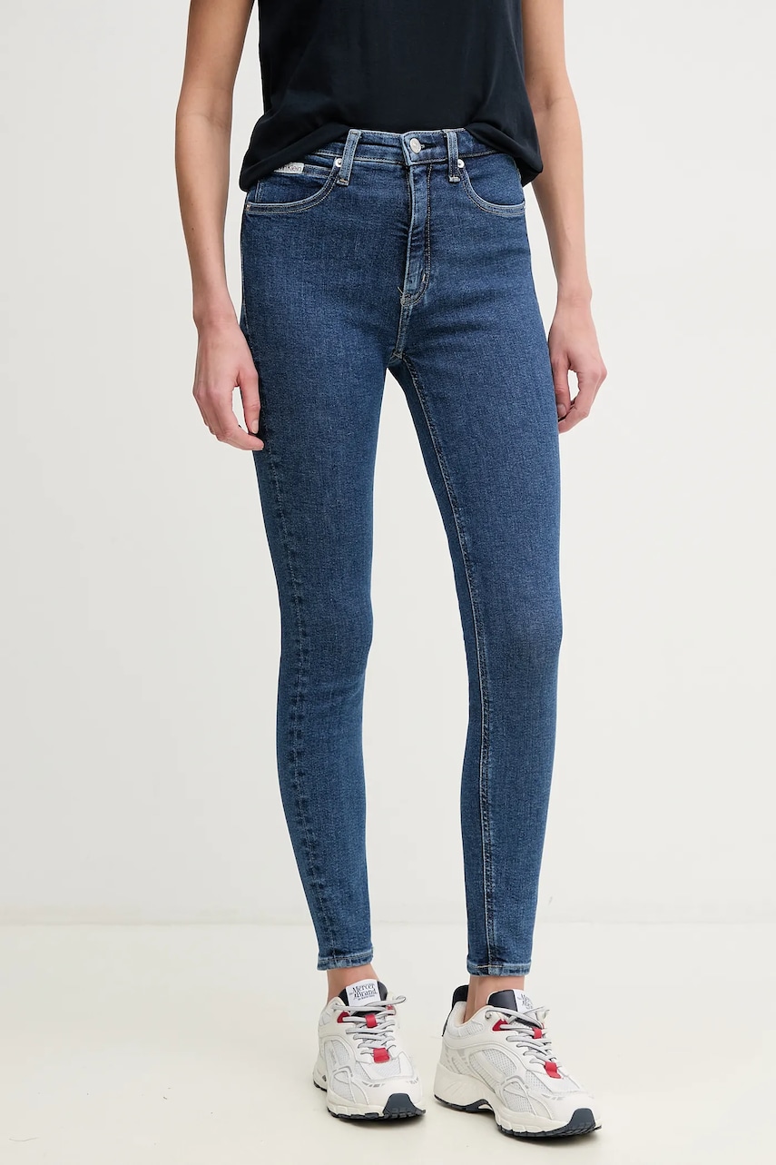 Τζιν παντελόνι Calvin Klein Jeans χρώμα: μπλε, J20J225145