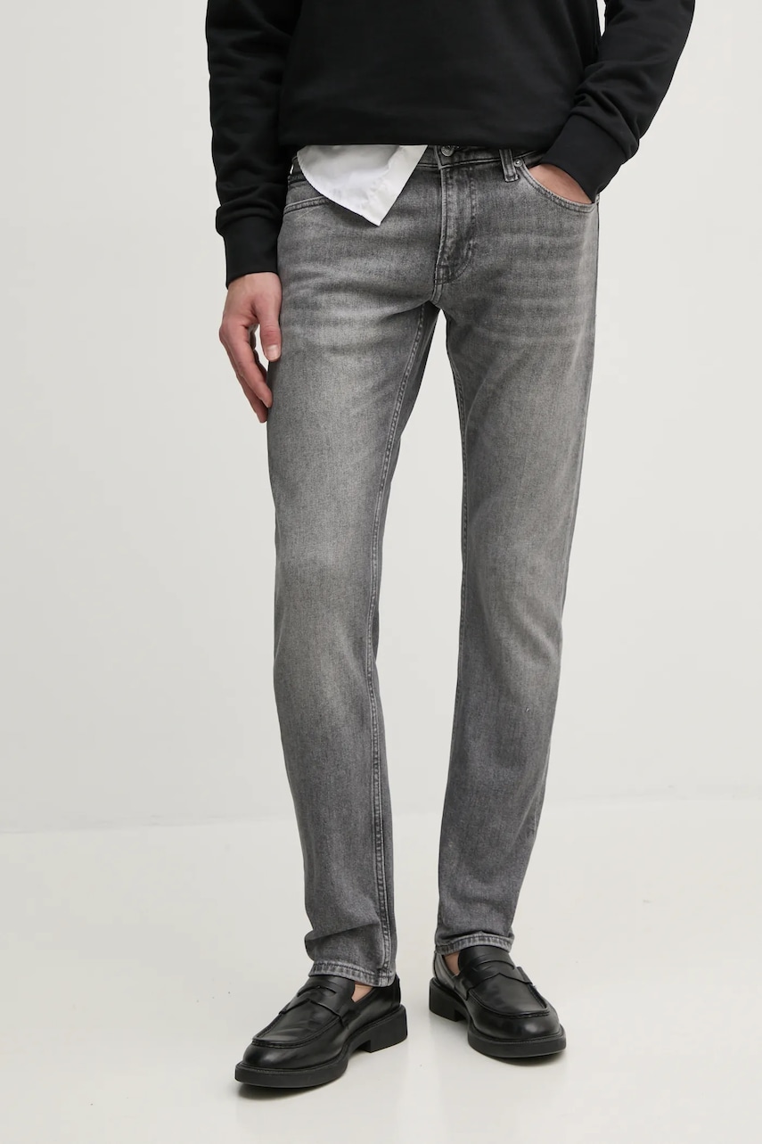 Τζιν παντελόνι Calvin Klein Jeans χρώμα: γκρι, J30J327157