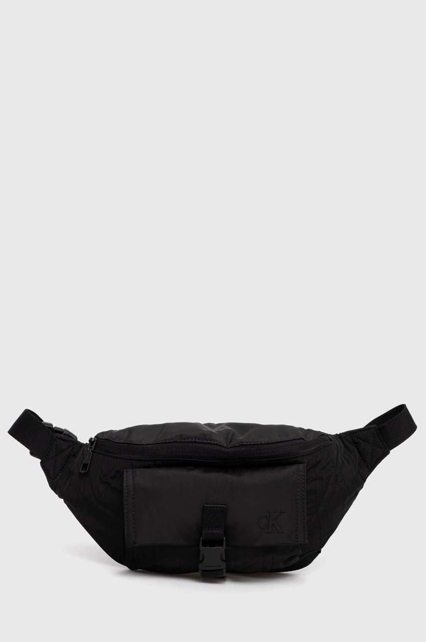 Τσάντα φάκελος Calvin Klein Jeans χρώμα: μαύρο, K50K512168