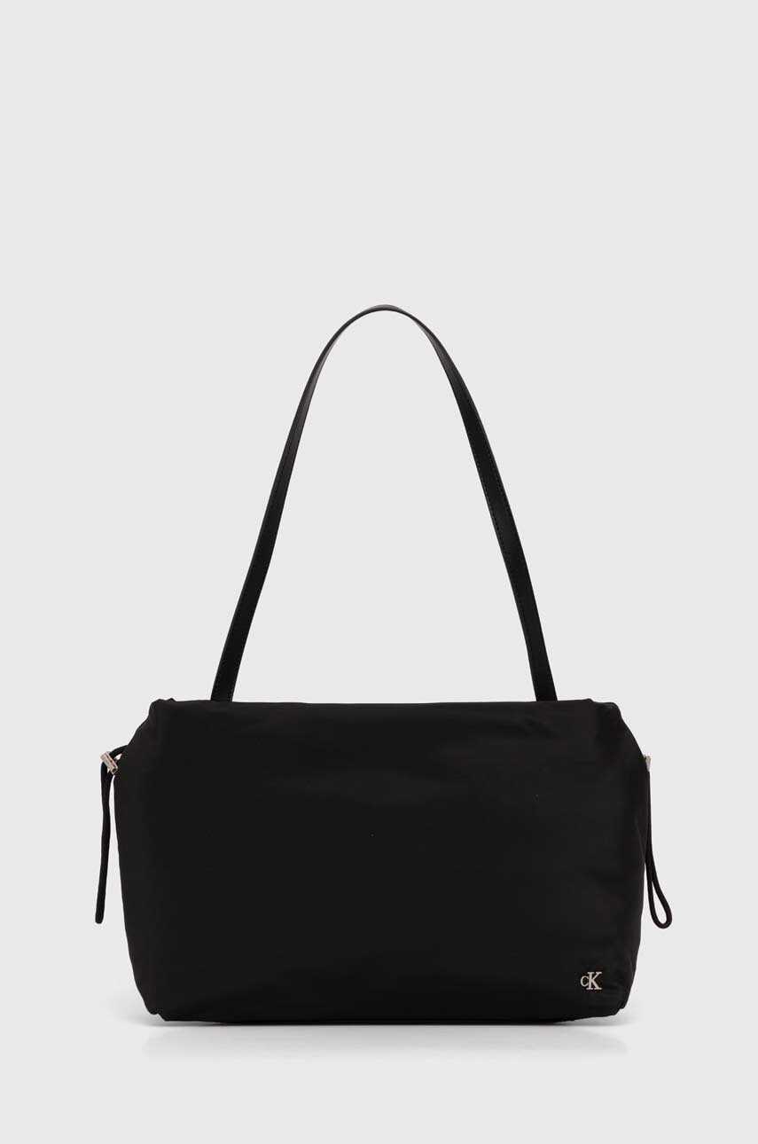 Τσάντα Calvin Klein Jeans χρώμα: μαύρο, K60K612369