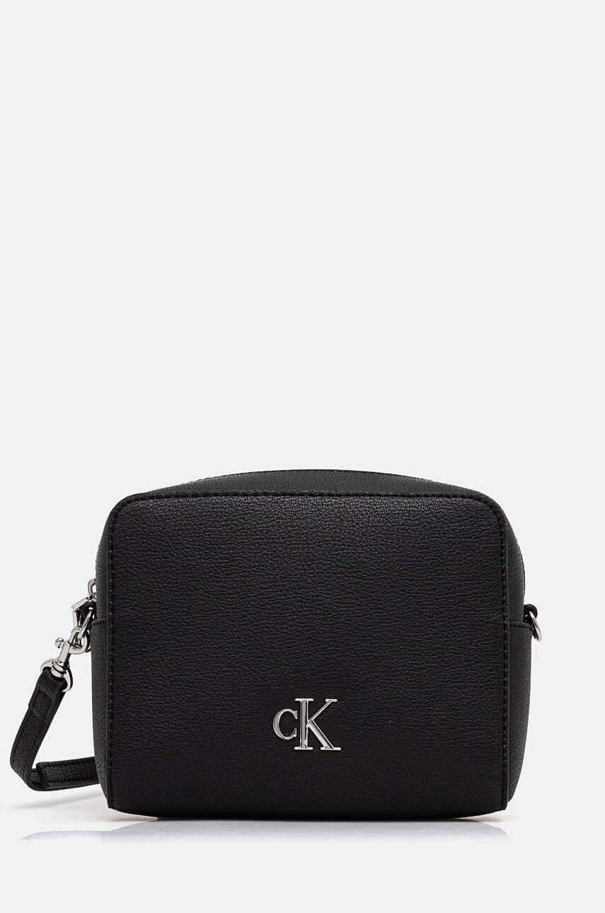 Τσάντα Calvin Klein Jeans χρώμα: μαύρο, K60K612719
