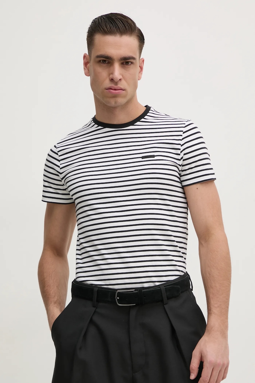 Μπλουζάκι Calvin Klein χρώμα: άσπρο, K10K114177
