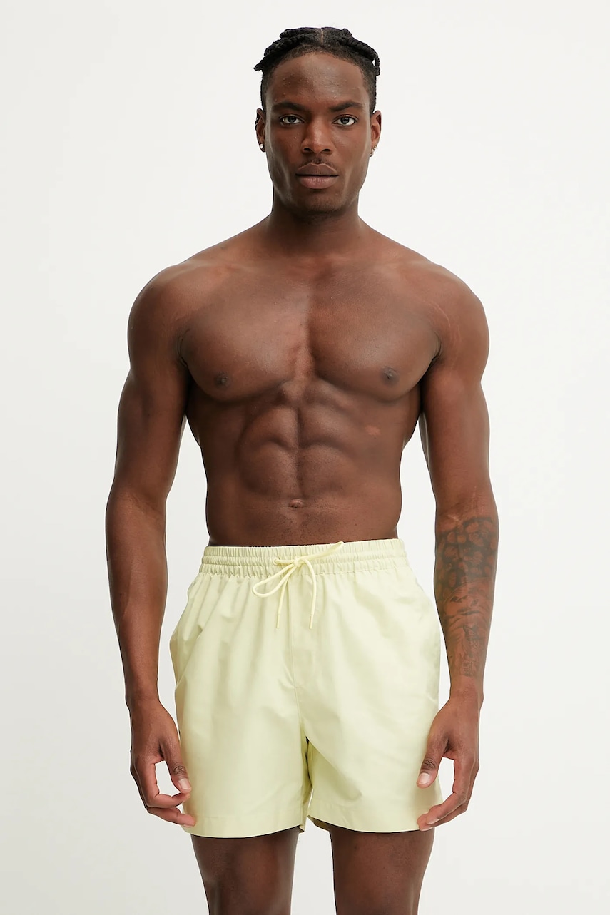 Μαγιό Calvin Klein χρώμα: κίτρινο, KM0KM01109