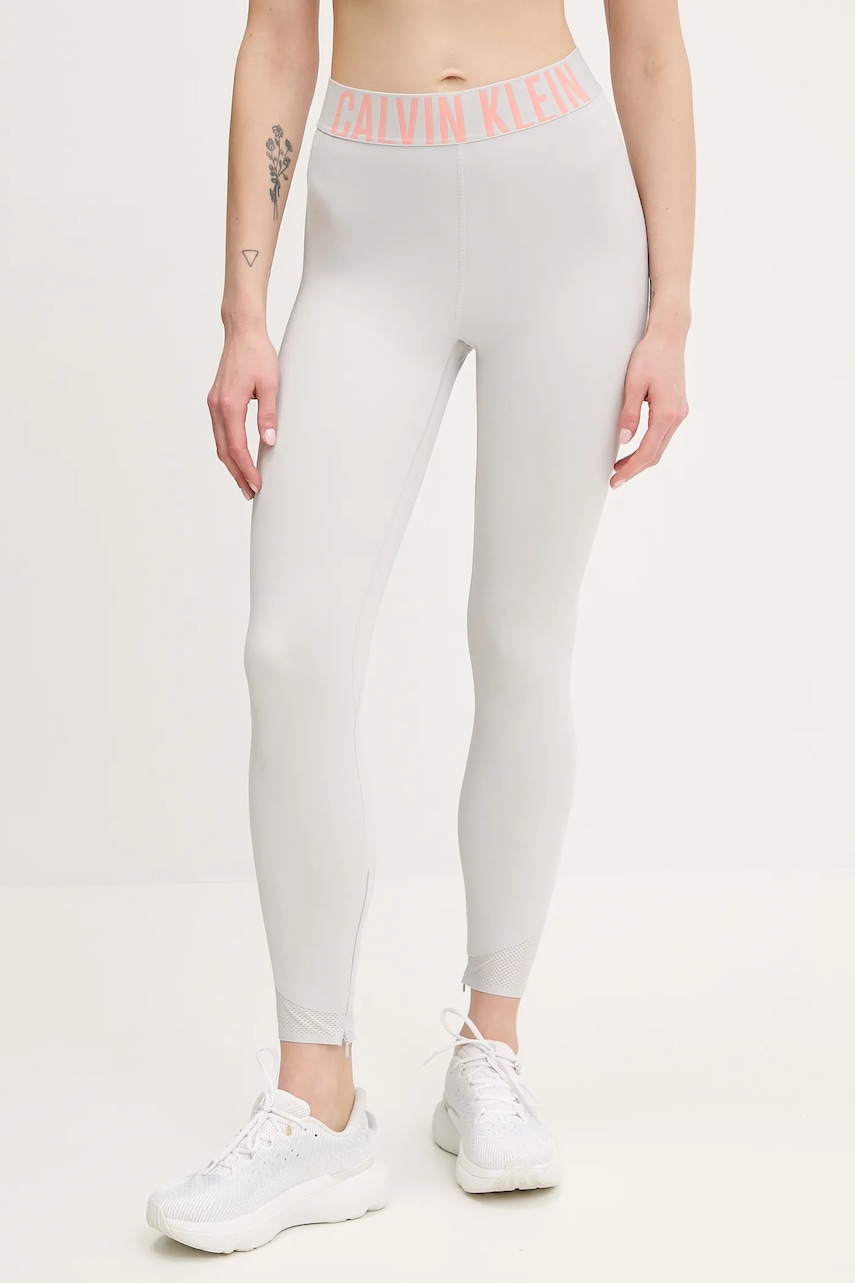 Κολάν προπόνησης Calvin Klein Performance χρώμα: γκρι, LVGWS5L616