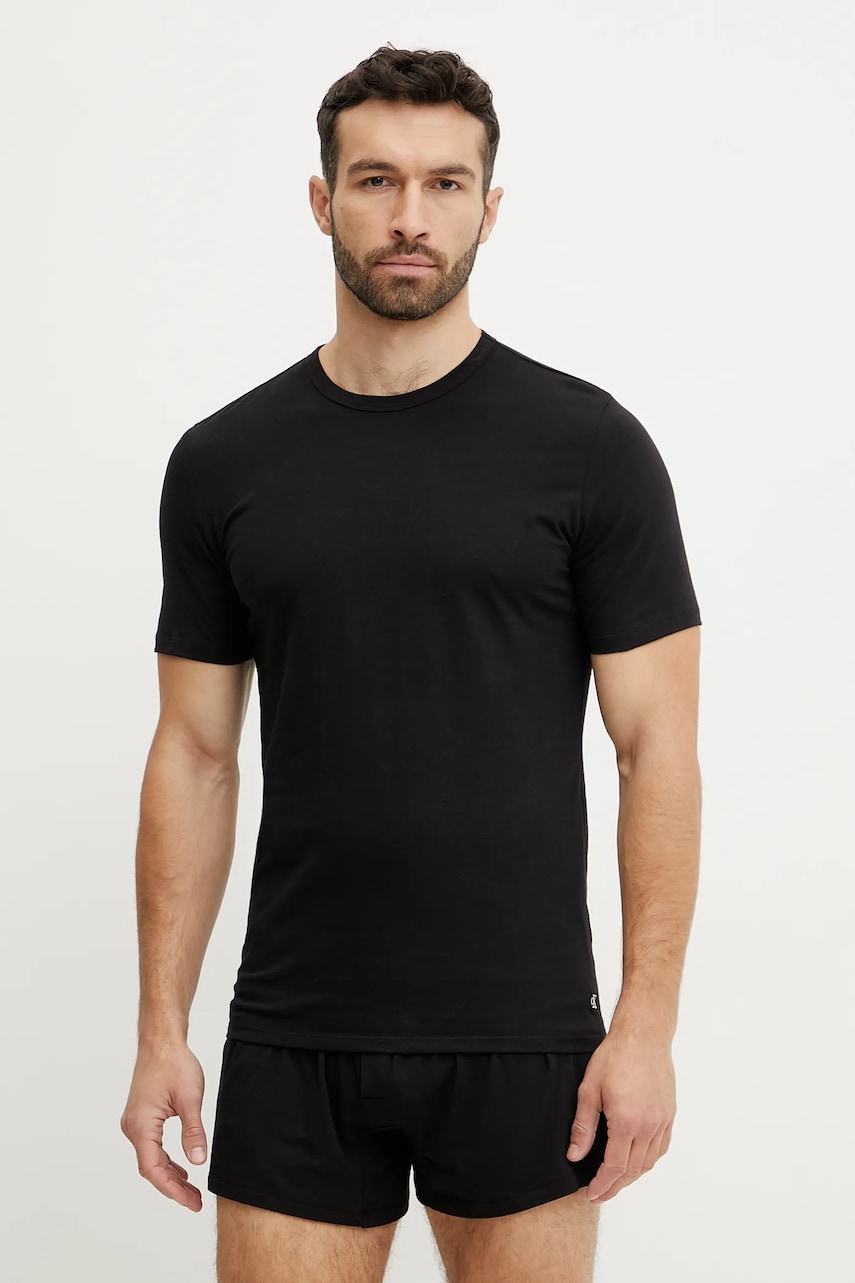Μπλουζάκι Calvin Klein Underwear 3-pack χρώμα: μαύρο, LV00NB4185