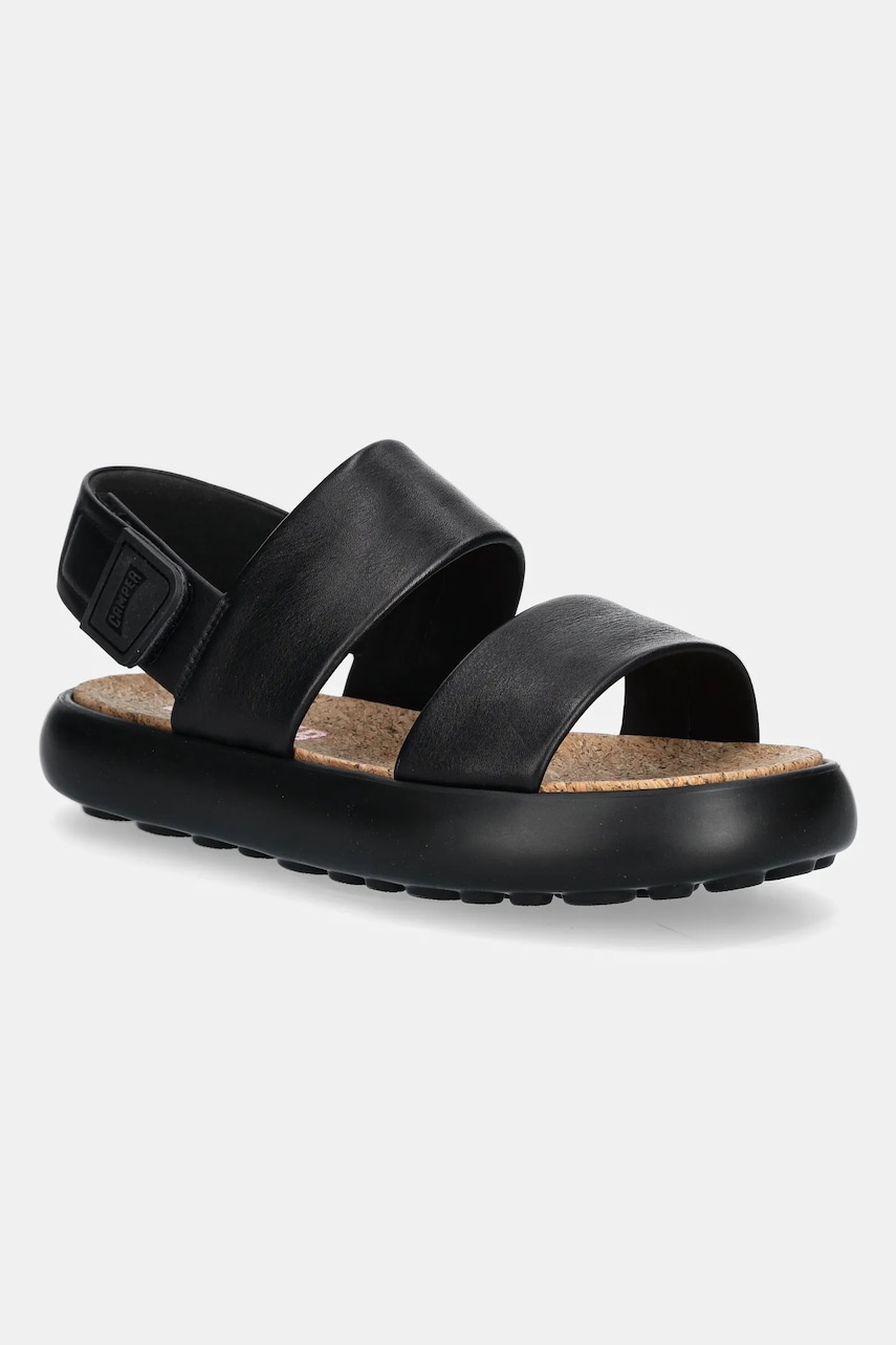 Δερμάτινα σανδάλια Camper Pelotas Flota Sandal χρώμα: μαύρο, K101030-001