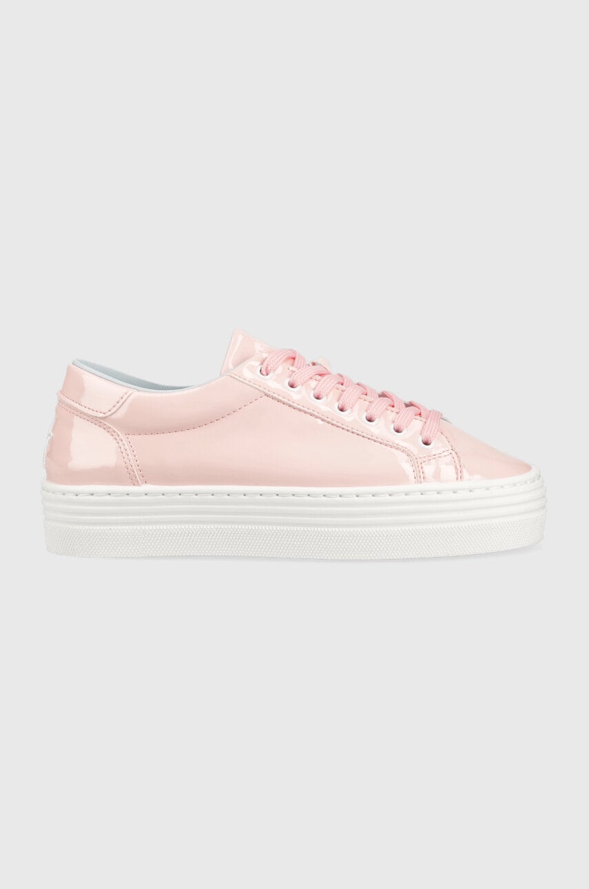 Αθλητικά Chiara Ferragni Tennis Low χρώμα: ροζ, CF TENNIS LOW