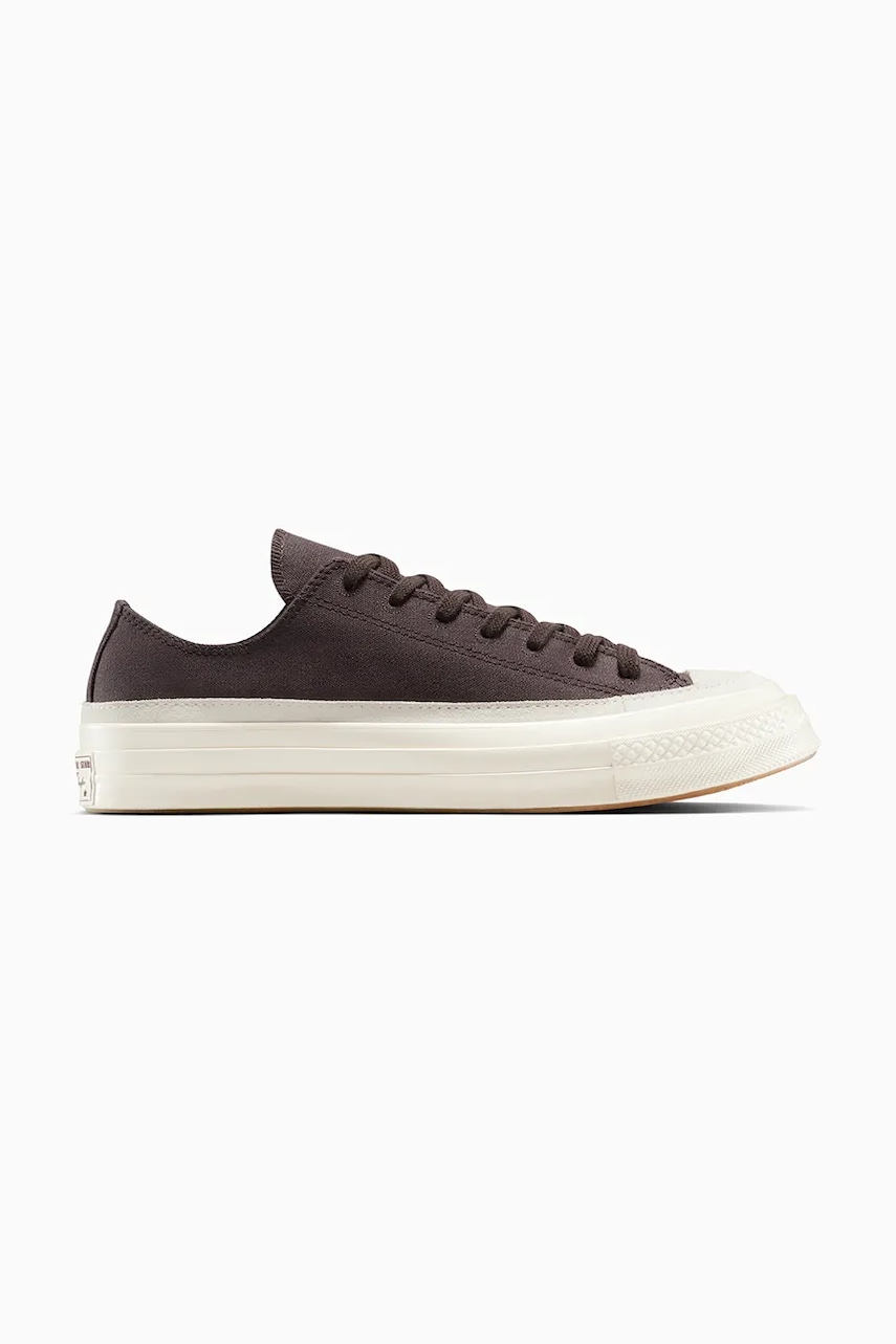 Πάνινα παπούτσια Converse Chuck 70 χρώμα: καφέ, A10474C