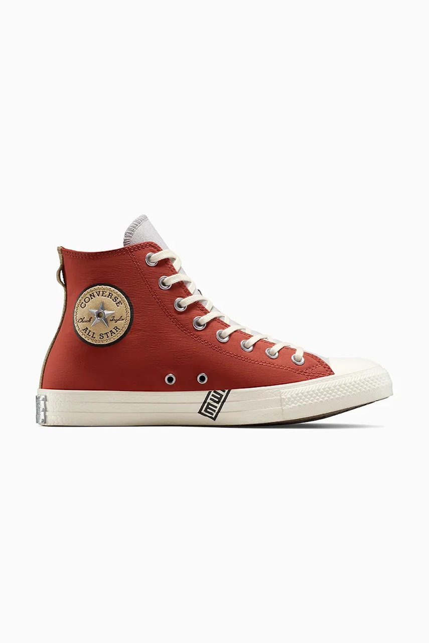Πάνινα παπούτσια Converse Converse x Naruto Chuck Taylor All Star χρώμα: πορτοκαλί, A14838C