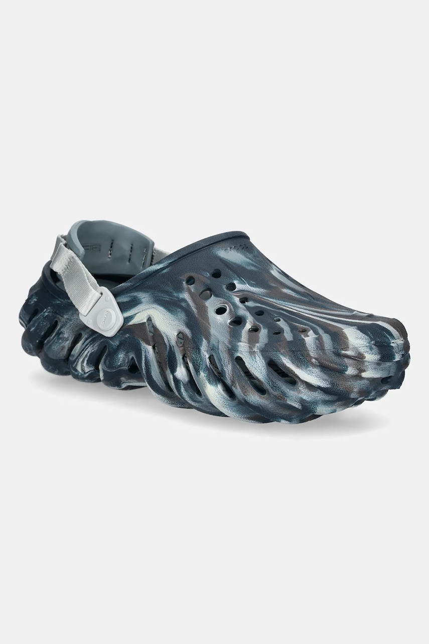 Παντόφλες Crocs Echo Marbled Clog χρώμα: μπλε, 208454.0LE