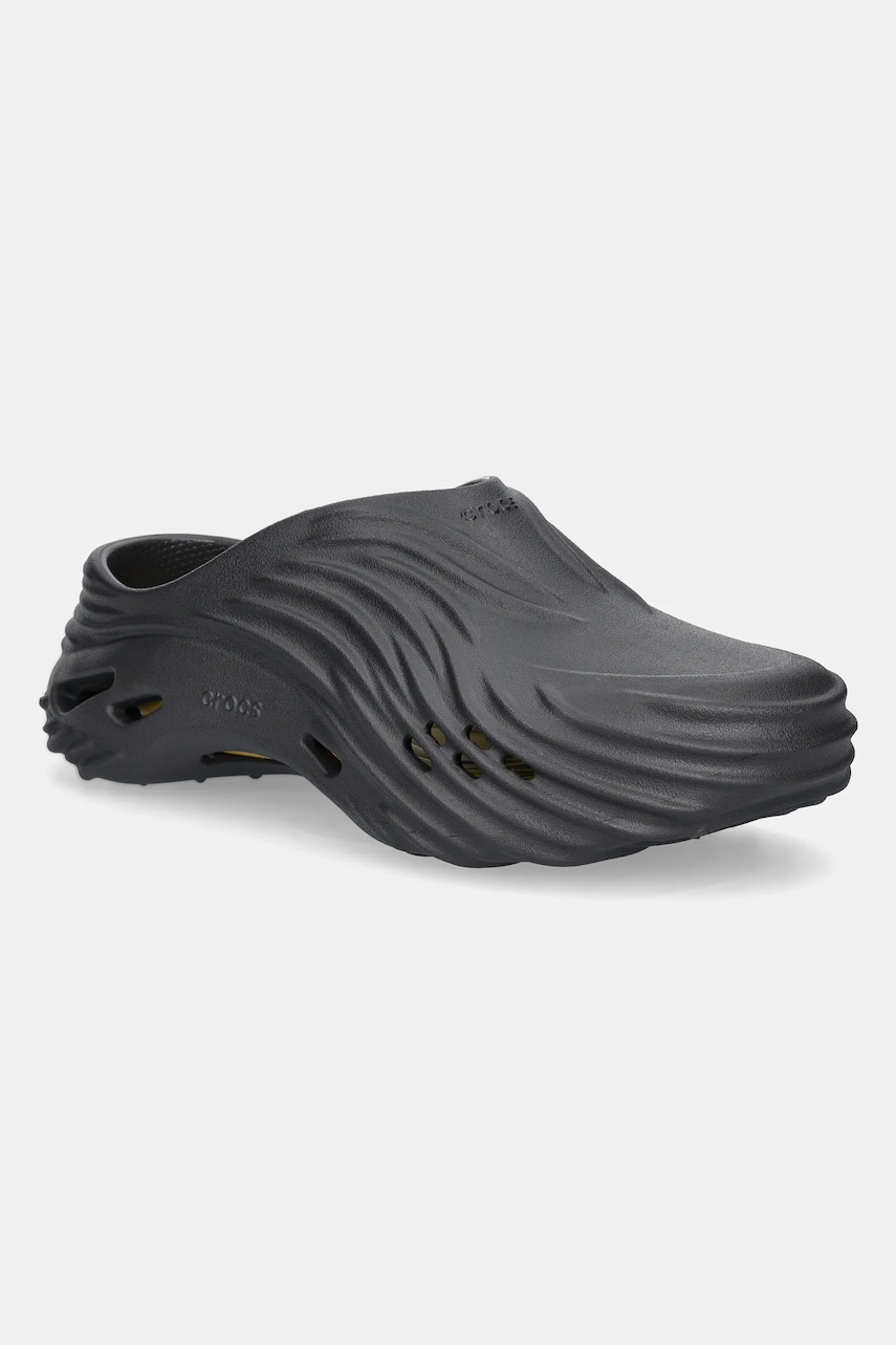 Παντόφλες Crocs Echo Wave Clog χρώμα: γκρι, 210521.0LD