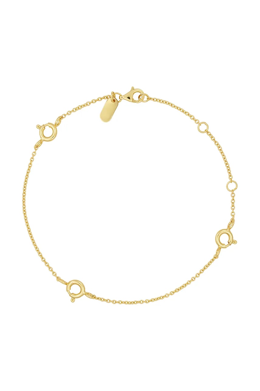 Βραχιόλι από επιχρυσωμένο ασήμι Design Letters 90506002GOLD