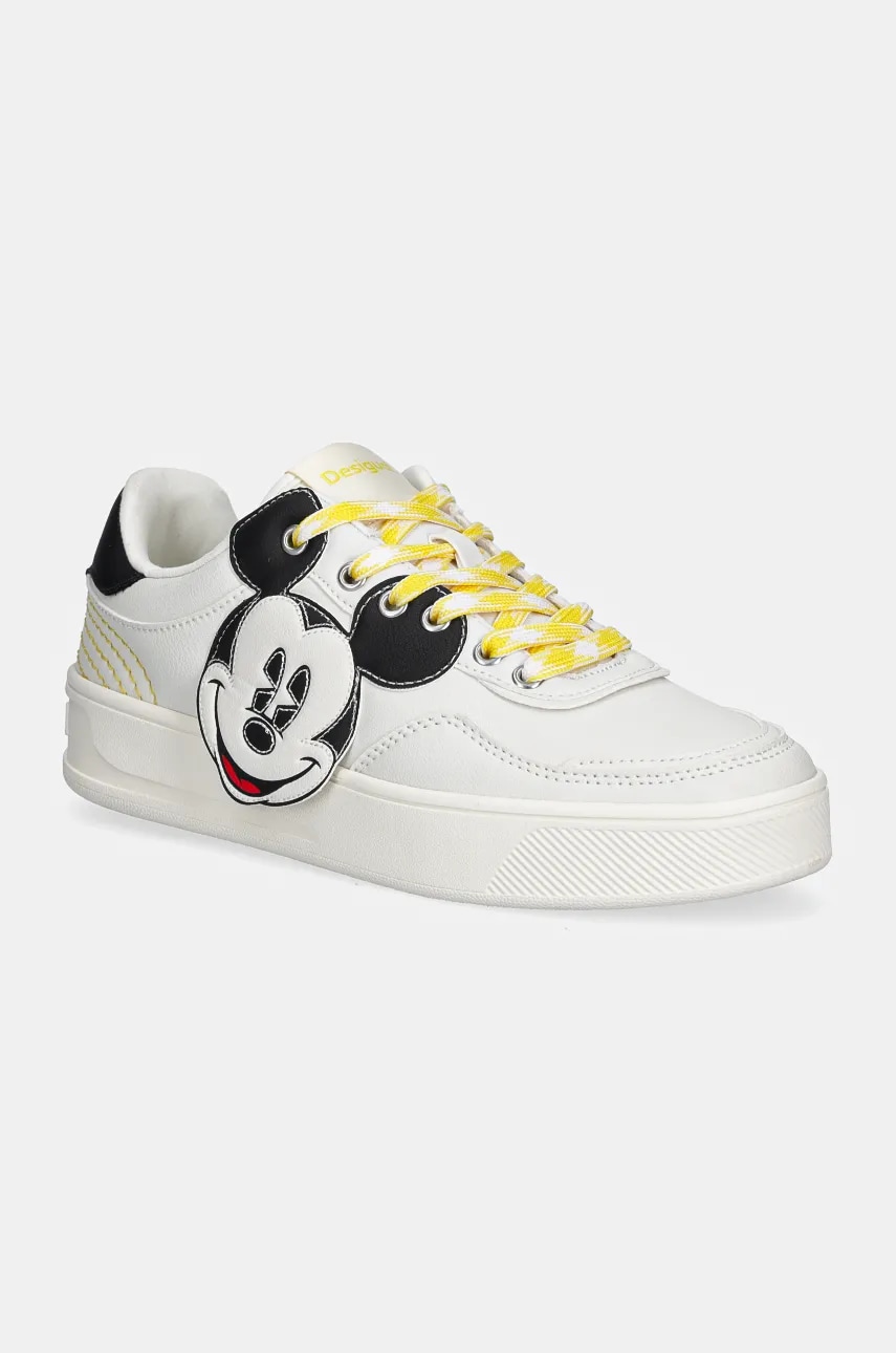 Αθλητικά Desigual FANCY MICKEY χρώμα: άσπρο, 24WSKP10 1000